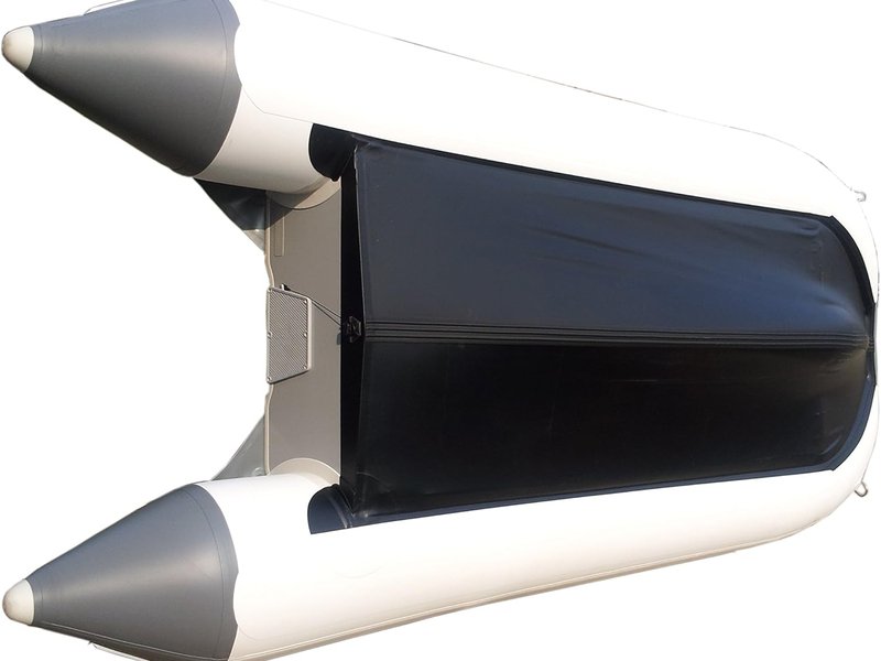 12ft 6in Catalina Inflatable Dinghy Boat Transom Sport Tender - 6 Person - 20 Horsepower USCG Rated